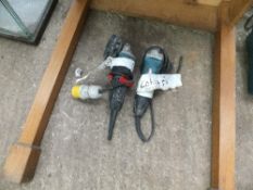 4 no 4.5in Makita angle grinders