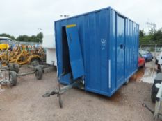 Groundhog GP360D welfare cabin c/w diesel generator, toilet, hot water & heater