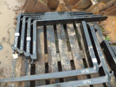 Pair of forklift forks