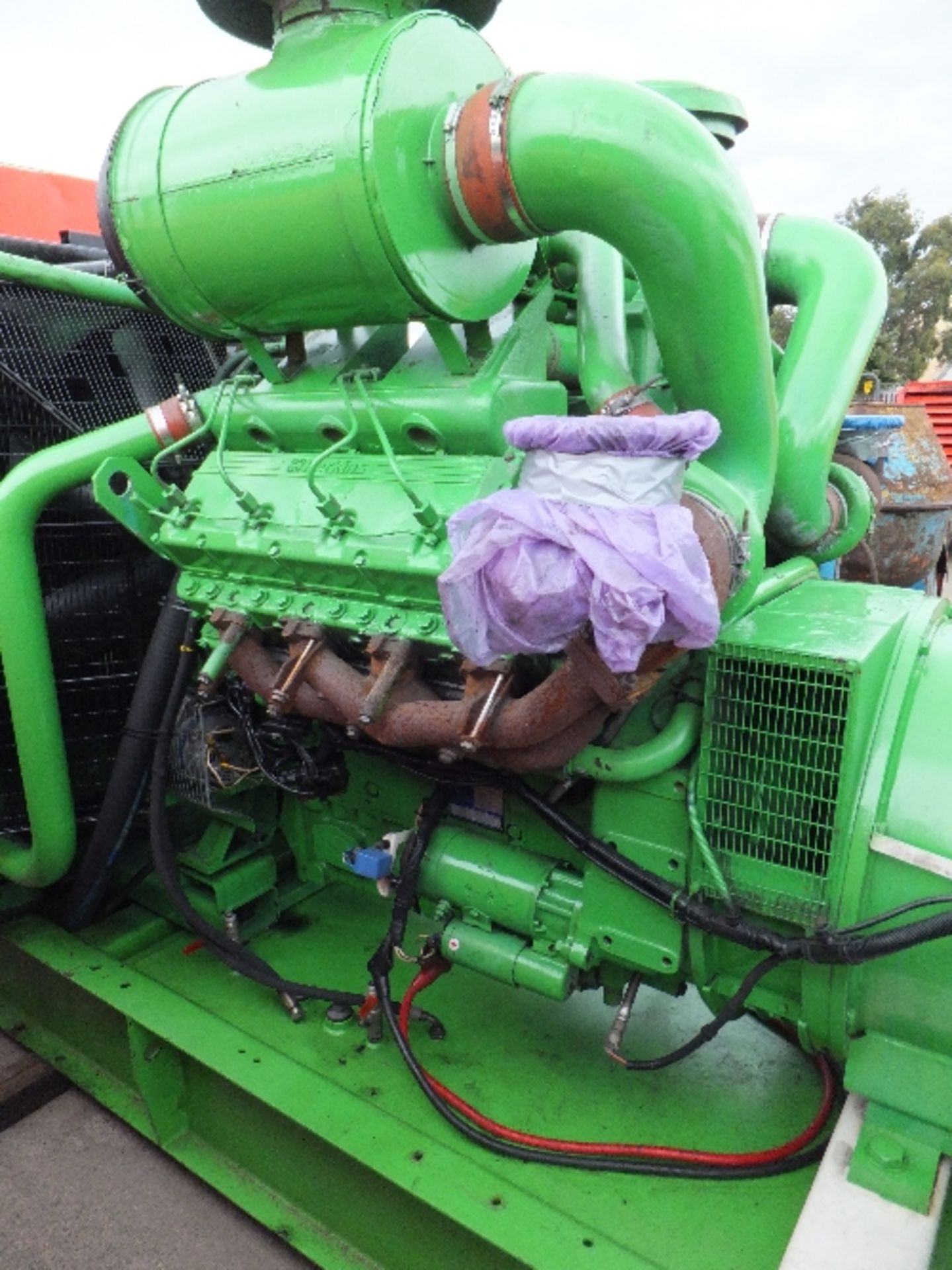 Perkins 500kva generator, 10593 hrs, RMP - Image 2 of 2