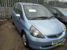 Honda Jazz SE - RA04 HTZ Date of registration: 30.06.2004 1339cc, petrol, manual, blue Odometer