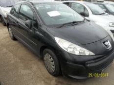 Peugeot 207 S HDI 67 - SV07 OCA Date of registration: 01.03.2007 1398cc, diesel, manual, black