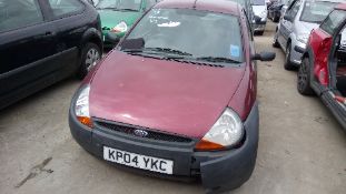 Ford KA - KP04 YKC Date of registration: 30.04.2004 1297cc, petrol, manual, red Odometer reading