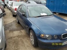 BMW 316TI SE Compact - EA51 BFO Date of registration: 01.11.2001 1796cc, petrol, 5 speed auto,