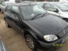 Citroen Saxo VTR - KV02 XPT Date of registration: 12.04.2002 1587cc, petrol, manual, black