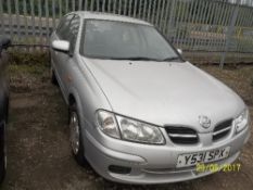 Nissan Almera Elegance - Y531 SPX Date of registration: 31.05.2001 1497cc, petrol, manual, silver