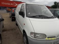 Nissan Vanette Panel van - Y652 KGO Date of registration: 12.04.2001 2300cc, diesel, white