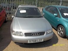 Audi A3 1.8T Sport - S758 LCF Date of registration: 13.08.1998 1781cc, petrol, manual, silver