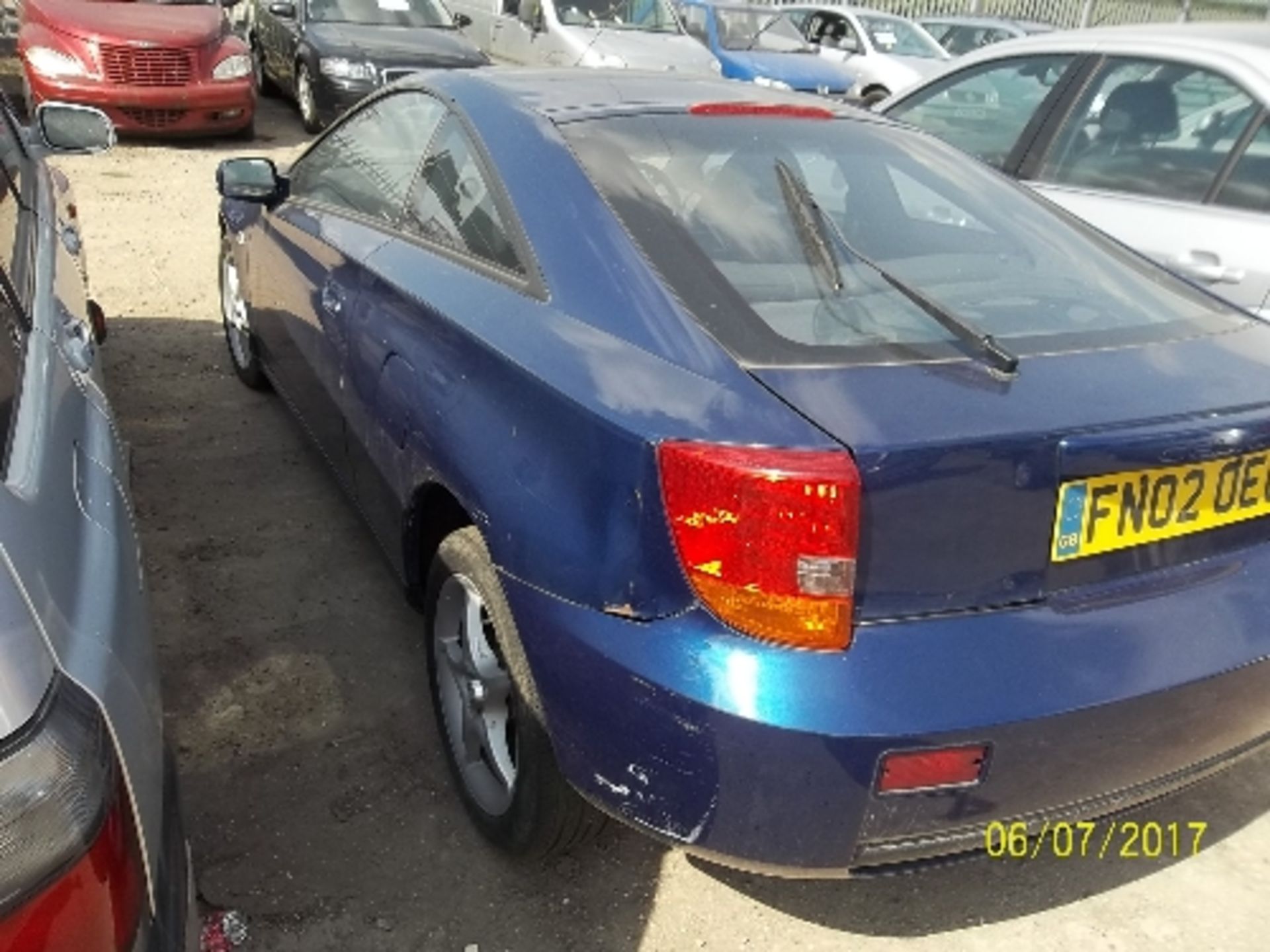 Toyota Celica Coupe - FN02 OEO Date of registration: 01.03.2002 1794cc, petrol, blue Odometer - Image 4 of 4