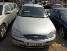 Ford Mondeo Ghia TDCI - BT53 EOM Date of registration: 26.11.2003 1998cc, diesel, manual, silver