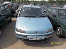 Fiat Punto Active - WR03 CNE Date of registration: 01.05.2003 1242cc, petrol, manual, blue