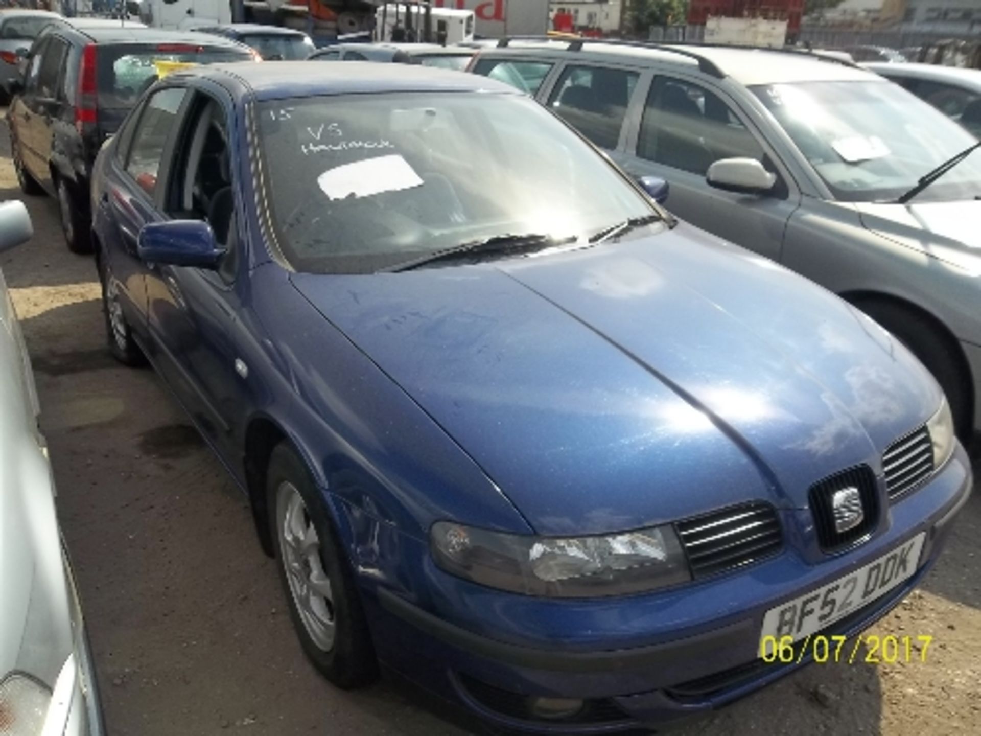 Seat Toledo SE 20V - BF52 DDK Date of registration: 01.09.2002 1781cc, petrol, manual, blue Odometer - Image 2 of 4