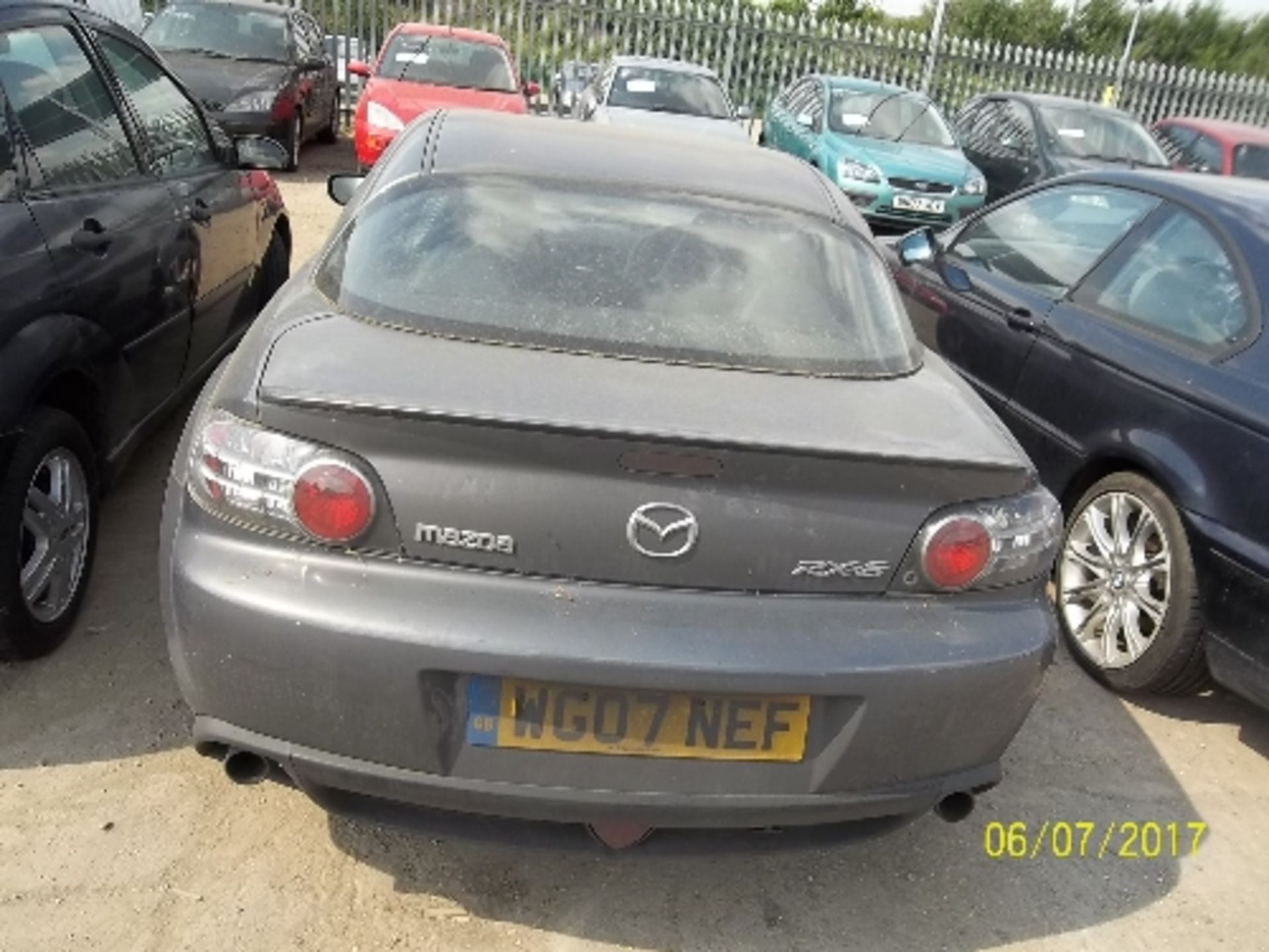 Mazda RX-8 231 PS Coupe - WG07 NEF Date of registration: 31.05.2007 2616cc, petrol, manual, grey - Image 3 of 4