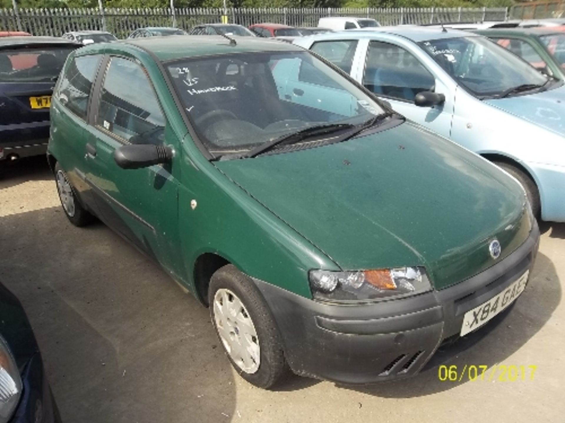 Fiat Punto 1.2 - X84 GAE Date of registration: 22.12.2000 1242cc, petrol, manual, green Odometer - Image 2 of 4