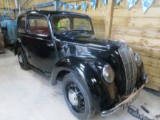 Morris 8 Series 3 2 door saloon - first registered 22nd august 1939 Registration Number:  FXM 949