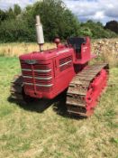 International TD9 Crawler petrol/diesel (1942) SN - TDCB7525T4 Older restoration c/w side panels.  a