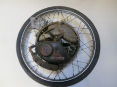 Cyclemaster powered 'winged' wheel  Cyclemotor.  Engine no A10431, 25cc, First registered 27th