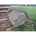 Wooden poultry shed by Forsham Cottage Arks 4ft x 4ft approx