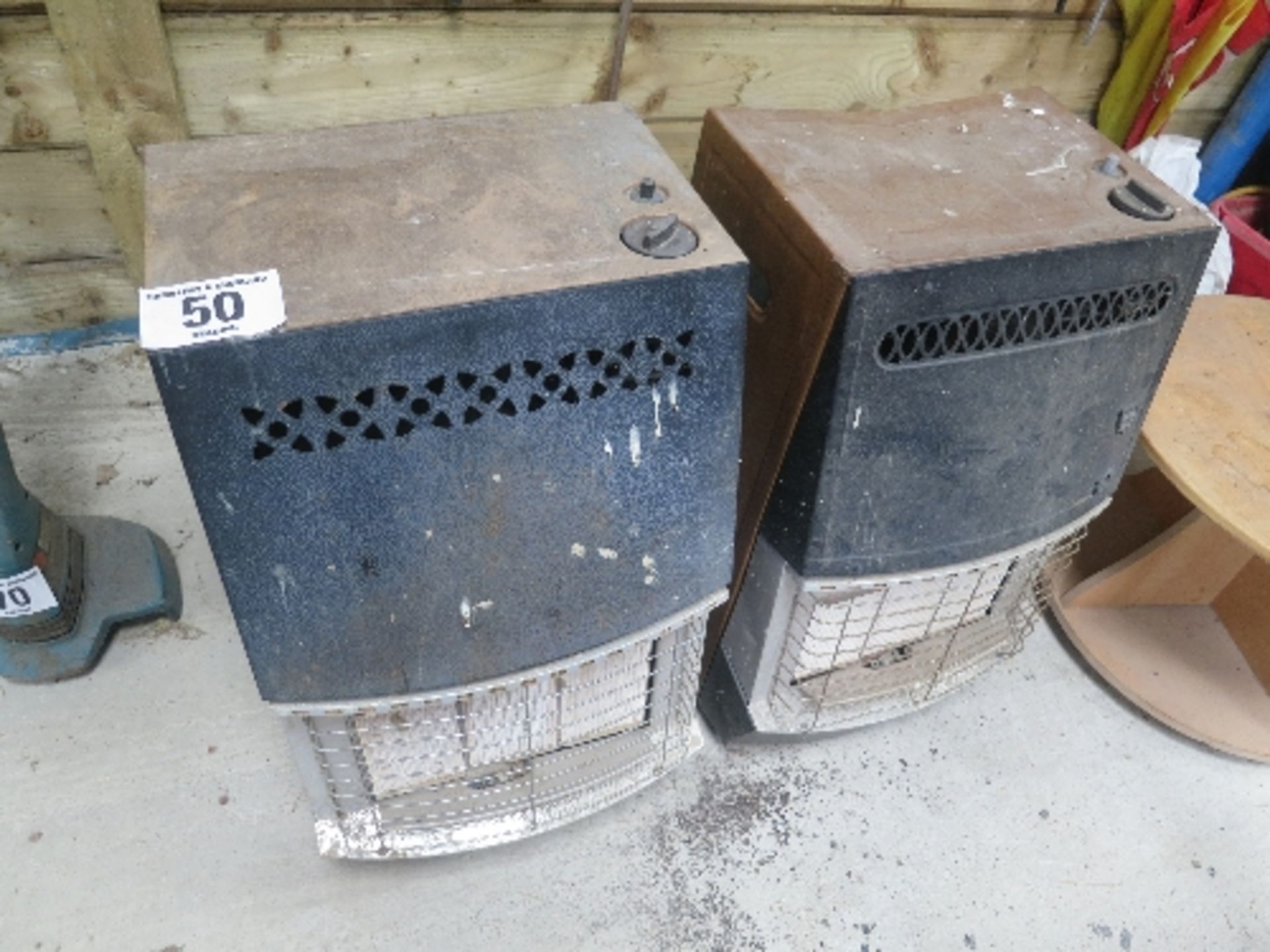 2 propane cabinet heaters