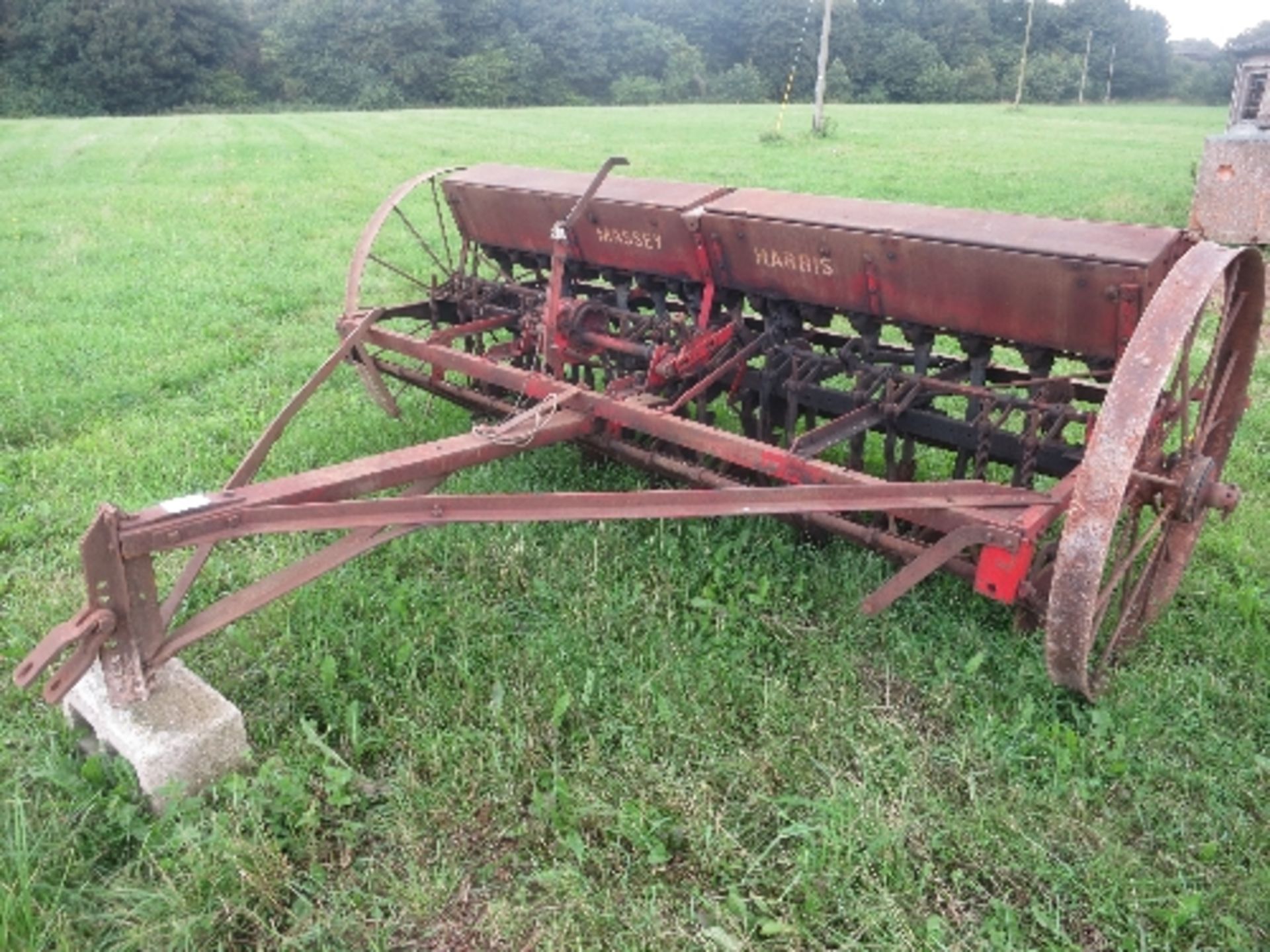 Massey Harris 15 disc coulter combine drill