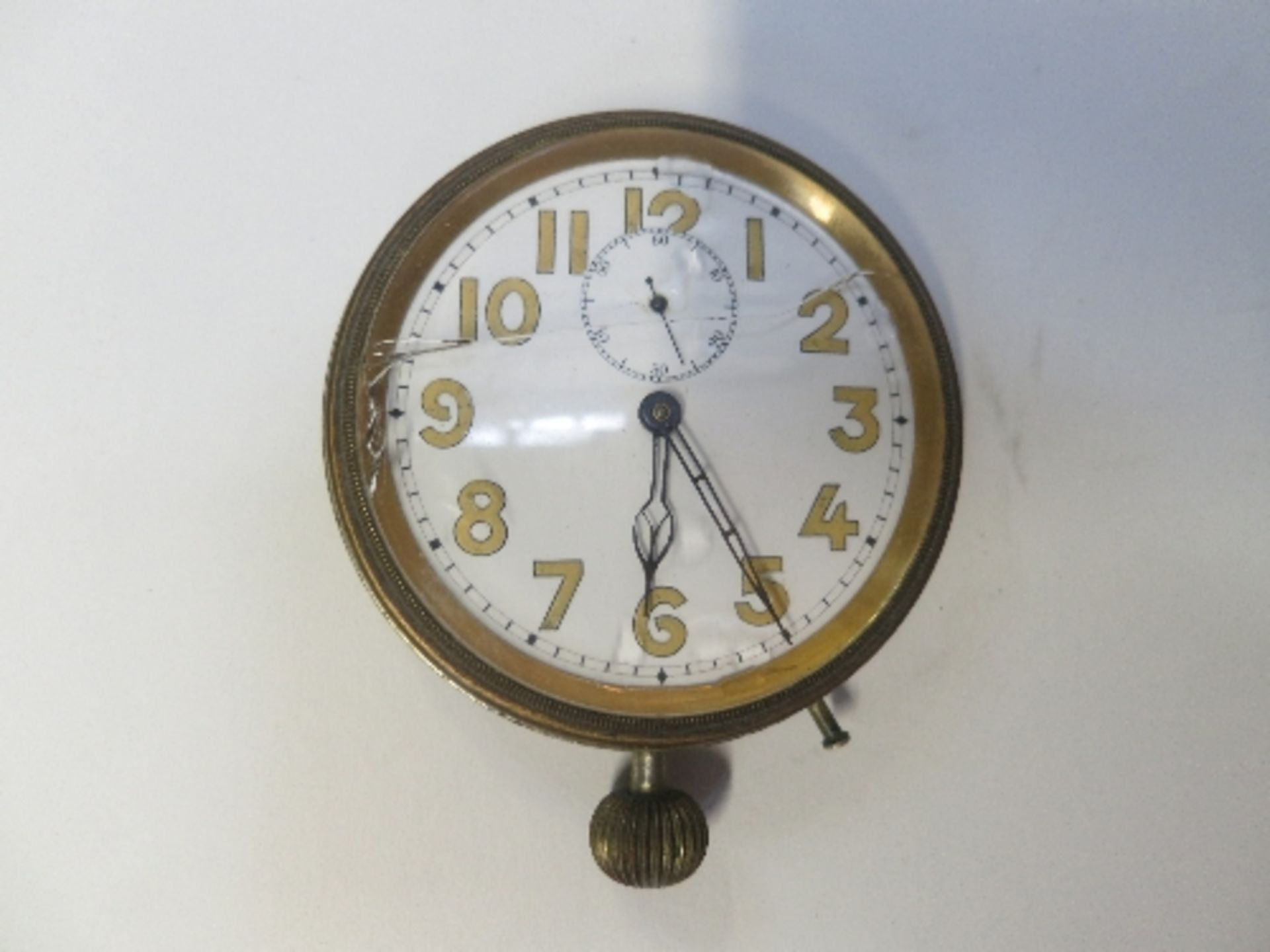 D E Pose Swiss made clock/stop watch inscribed RSAF (Royal Small Arms Factory?)