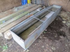 Galvanised field water trough