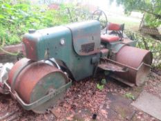 Aveling Barford sports field roller, Perkins P3