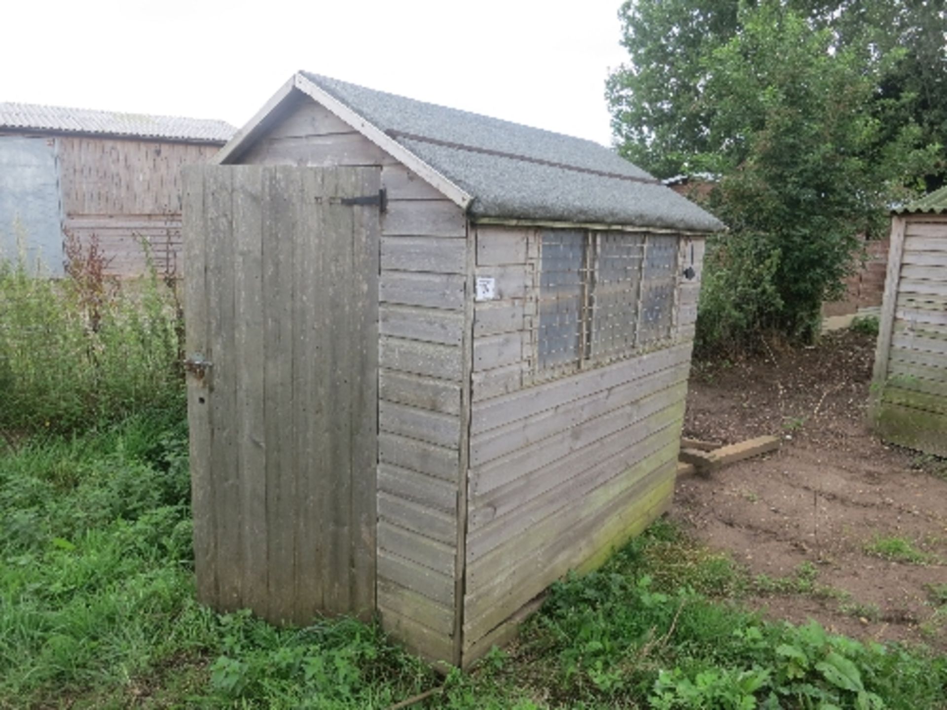 Sectional wooden poultry shed 7ft x 5ft approx