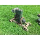 Lister D type stationary engine