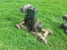 Lister D type stationary engine