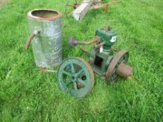 Lister A type 3hp stationary engine SN - 202111 with header tank