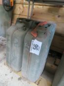 2 no 5 gallon jerry cans