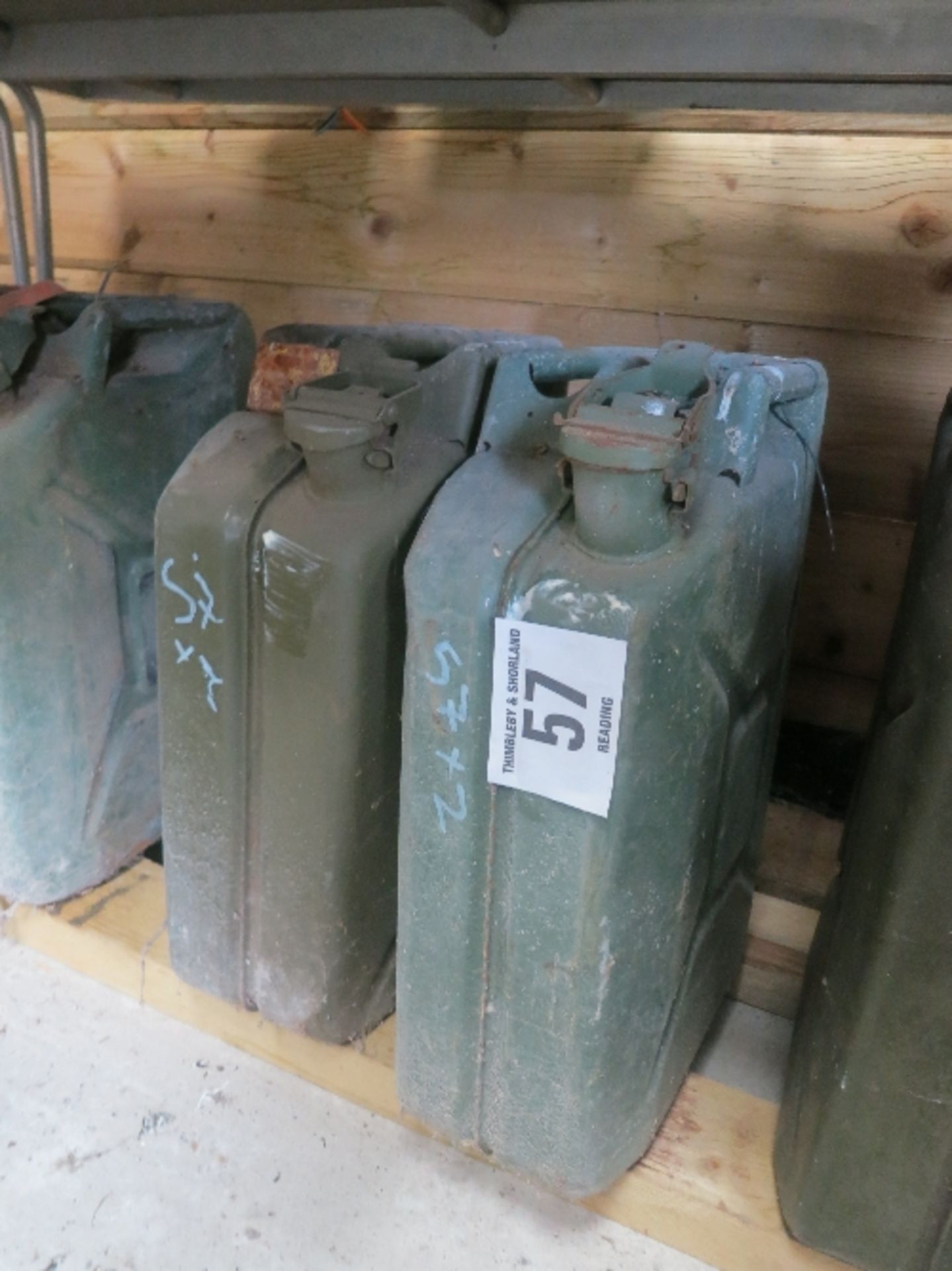 2 no 5 gallon jerry cans