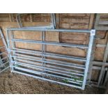 Pair of 6ft galvanised gates