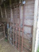 Pair of tubular steel gates (69in each)