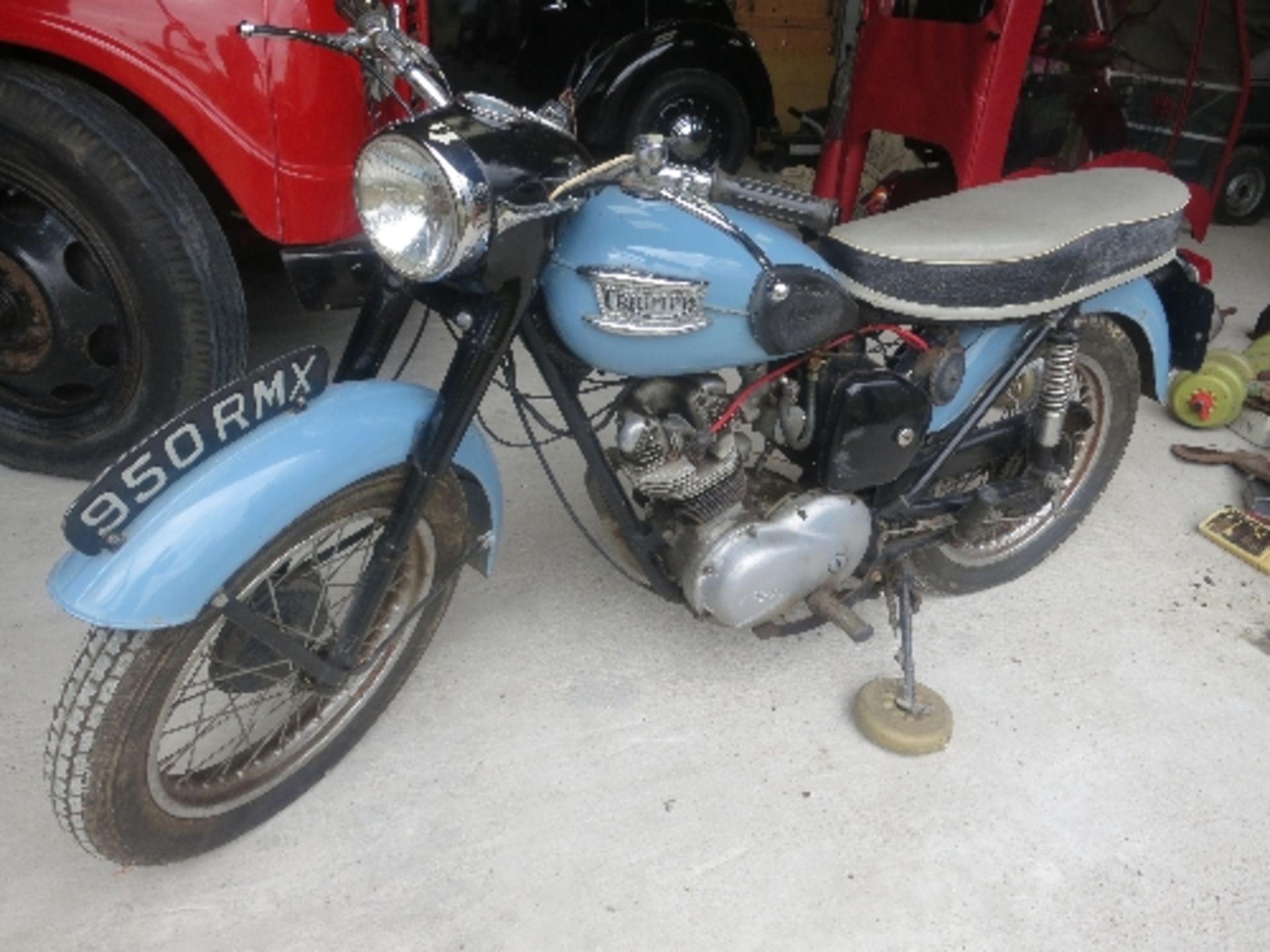 Triumph Tiger Cub Motorcycle  Registration Number:  950 RMX Chassis/engine Number:  41827 Engine – - Image 2 of 2