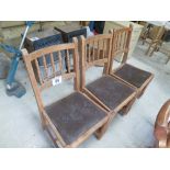 3 dining chairs