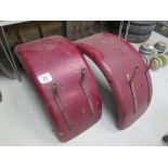 Pair of mud guards to suit vintage lorry