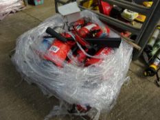 Pallet of fire extinguishers