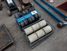 2 pairs of machinery rollers