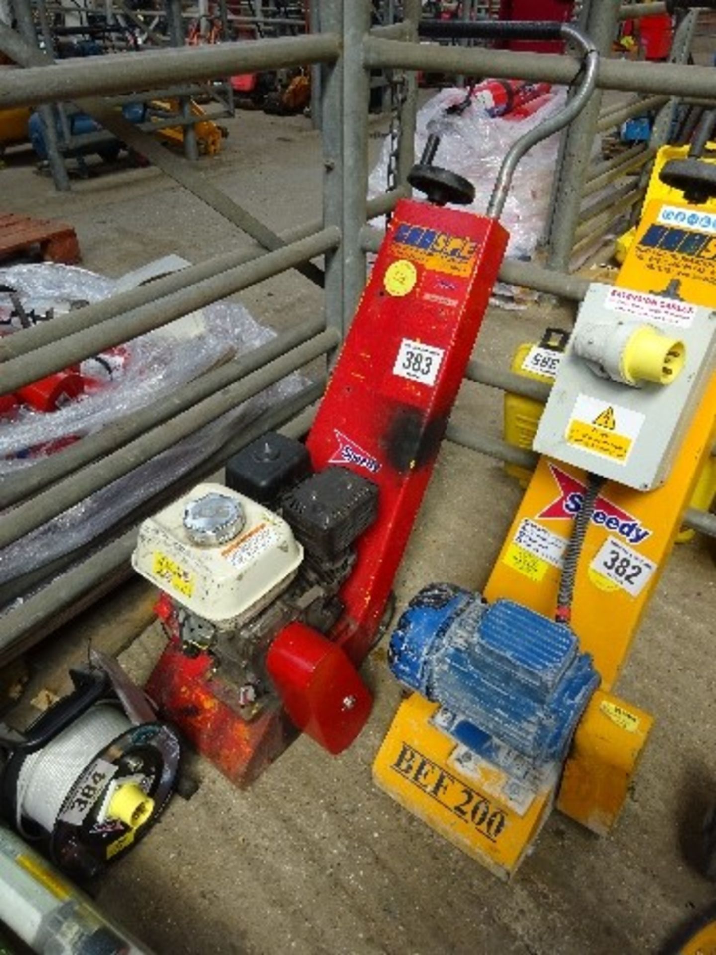 SPE floor grinder, petrol