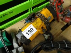 Atlas Copco pneumatic chain hoist