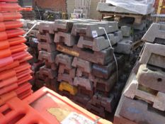 Pallet of Heras fencing feet