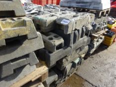 Pallet of Heras fencing feet