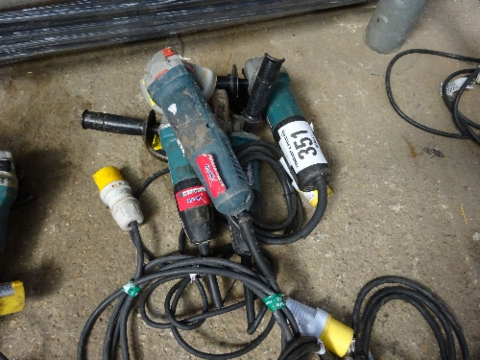 4 Makita 4in angle grinders