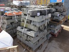 Pallet of Heras fencing feet