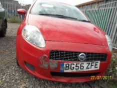 Fiat Grande Punto Dynamic M-J - BG56 ZFE Date of registration: 31.10.2006 1368cc, petrol, manual,