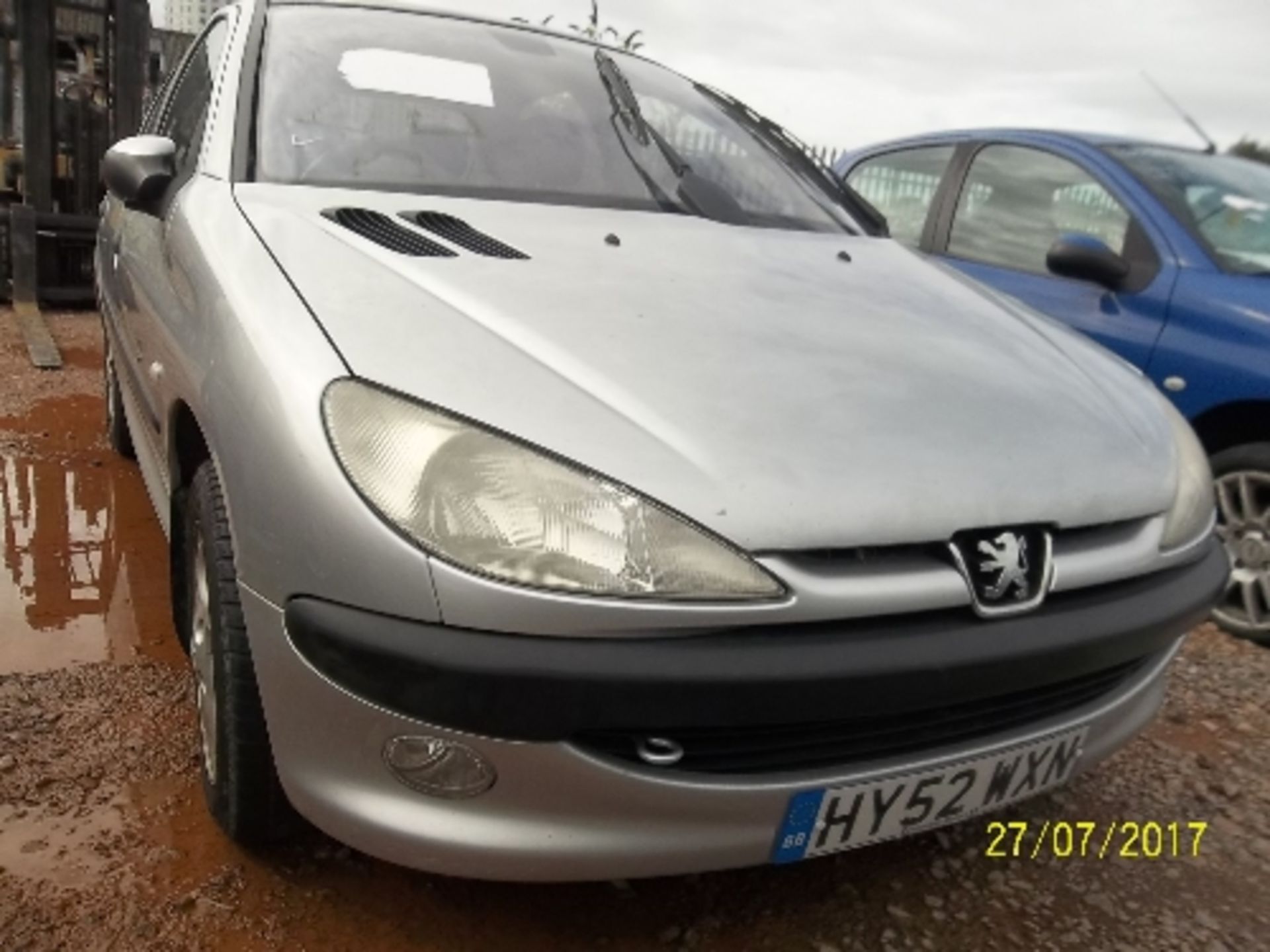 Peugeot 206 - HY52 WXN Date of registration: 09.10.2002 1587cc, petrol, manual, silver Odometer