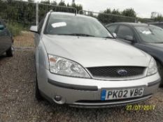 Ford Mondeo Zetec Estate - PK02 VBG Date of registration: 03.05.2002 1998cc, diesel, silver Odometer