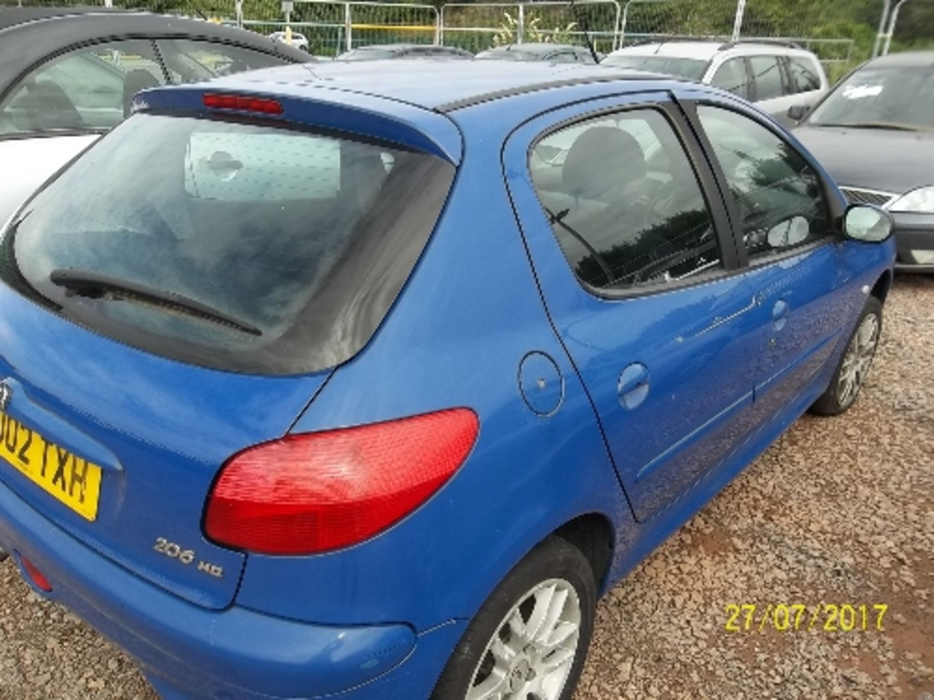 Peugeot 206 Style HDI - LD02 TXH Date of registration: 29.06.2002 1398cc,diesel, manual, blue - Image 3 of 4